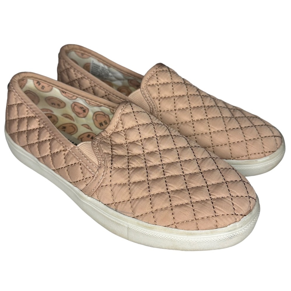 Steve Madden Quilted Slip On Shoes Size 3